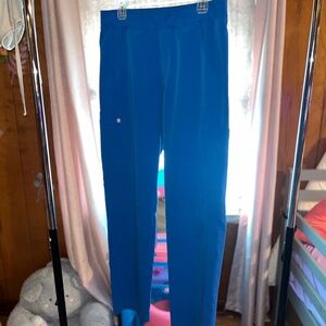 Royal blue figs scrub bottoms